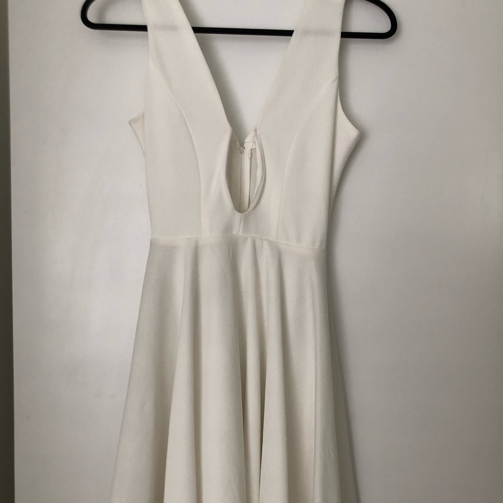 White cocktail dress